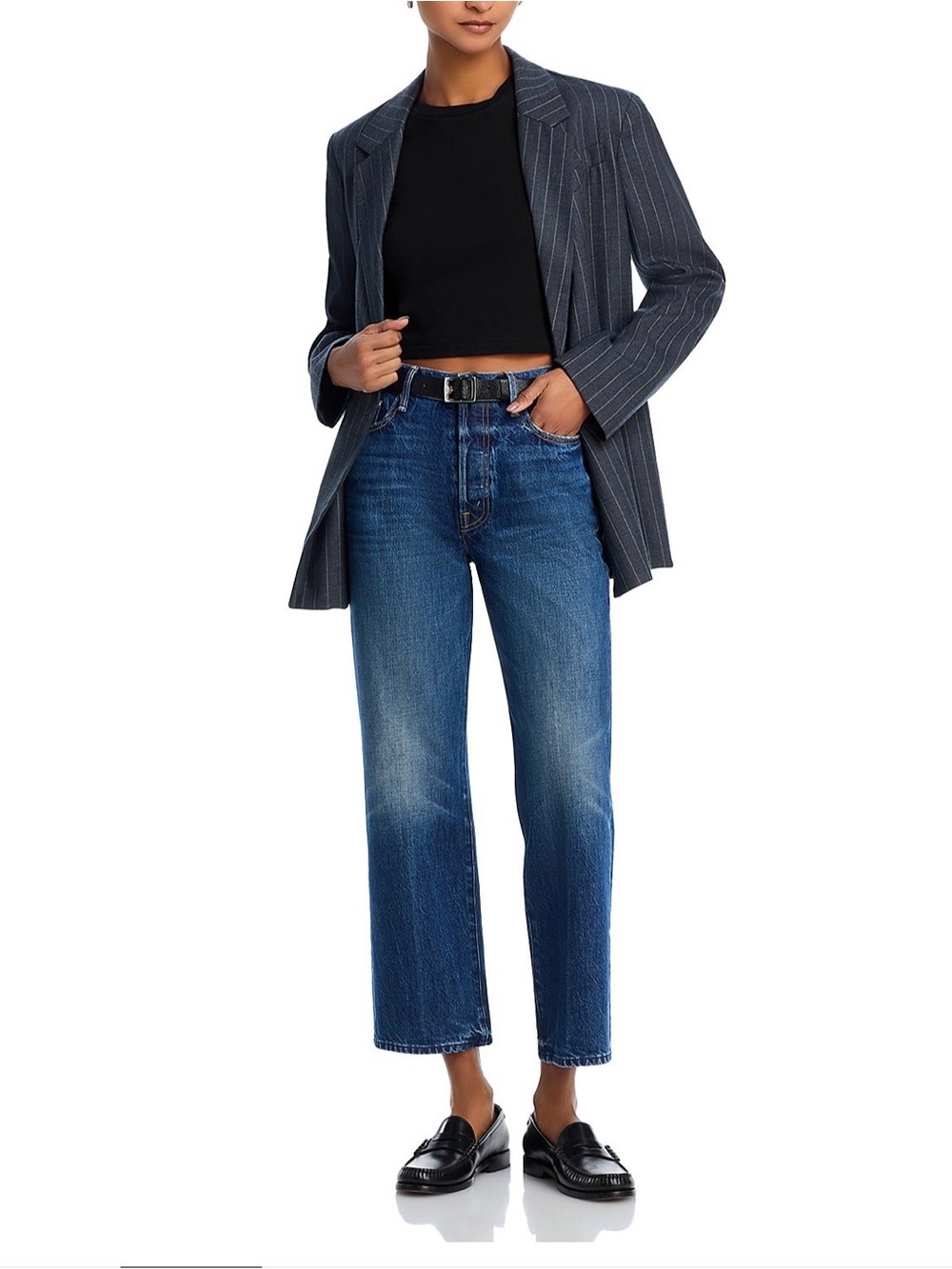 MOTHER The Rambler Ankle in Well Stacked, size 27